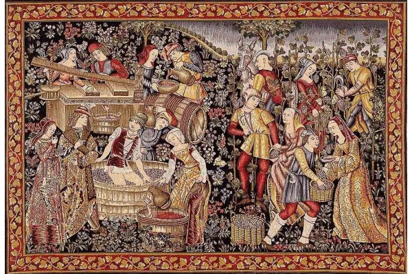 Gobelín Tapisserie  Grandes vendanges